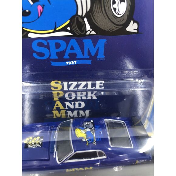 M2 Machines Auto Drivers 1: 64 Scale 1970 Ford Mustang Boss 429 Blue Spam Car - Picture 6 of 16